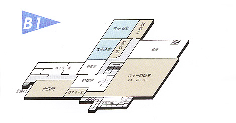 館内平面図地価1階